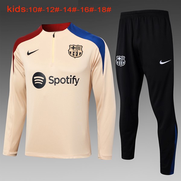 Kinder Sweatshirts Barcelona 2024-2025 Gelb Blau 3